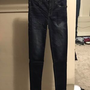 American Eagle Dark Wash Super Stretch Jeggings